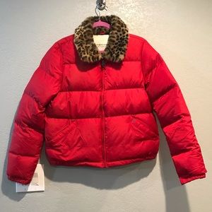 Denim & supply Ralph Lauren puffer fur jacket